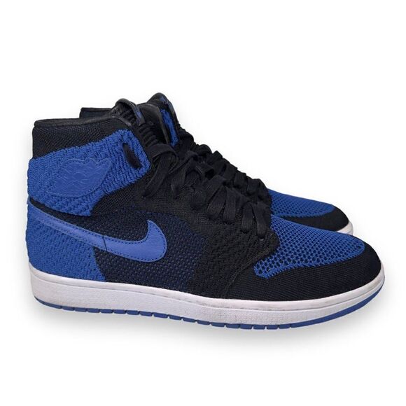 Air Jordan 1 Retro High OG Flyknit 'Royal' 919704-006 Men's 10 - Picture 4 of 13